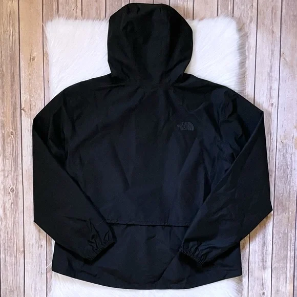 The North Face Women’s Plus Daybreak Rain Jacket In TNF Black